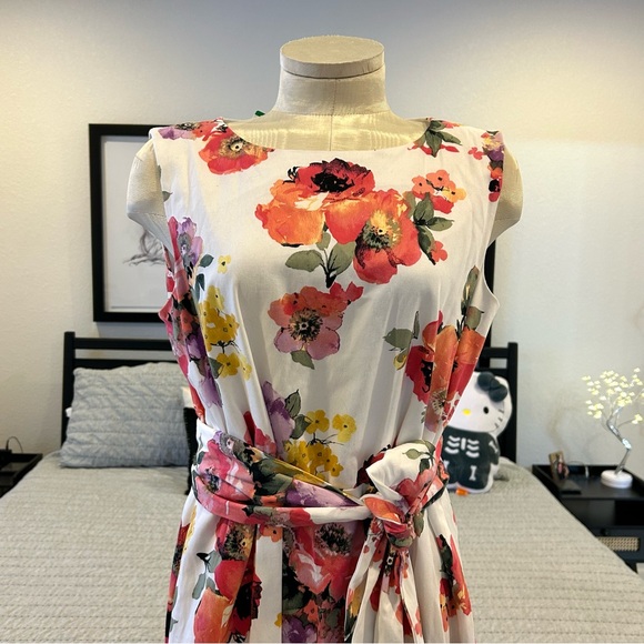 NWT Anne Klein Floral Dress - Picture 2 of 11